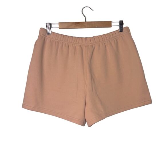 NWT Fabletics Go-To High-Waisted Slim Sweatshort Woman's Size XL -Oak - Picture 3 of 16